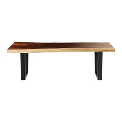 La Habra Solid Wood Handcrafted Single Slab Live Edge Dining Table La Habra Solid Wood Handcrafted Single Slab Live Edge Dining Table