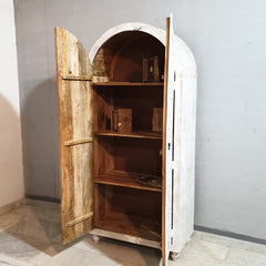 Indian Furniture Hand Carved Solid Wooden 2 Door Whitewash Cabinet 90x45x200cm Indian Furniture Hand Carved Solid Wooden 2 Door Whitewash Cabinet 90x45x200cm