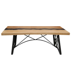 Torrance Iron Base Large Farmhouse Industrial Dining Table Torrance Iron Base Large Farmhouse Industrial Dining Table