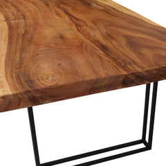 Single Slab Live Edge Mariemont Solid Wood Large Dining Table Single Slab Live Edge Mariemont Solid Wood Large Dining Table