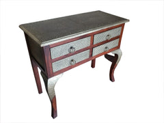 Antique Brass Work Rajasthan Console Table Antique Brass Work Rajasthan Console Table