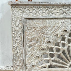Indian Handmade Carved Solid Hard Wood Oriental Style Console Hall Table Indian Handmade Carved Solid Hard Wood Oriental Style Console Hall Table