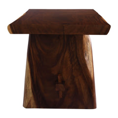 Marietta Handcrafted Suar Wood Single Slab Live Edge Dining Table Marietta Handcrafted Suar Wood Single Slab Live Edge Dining Table