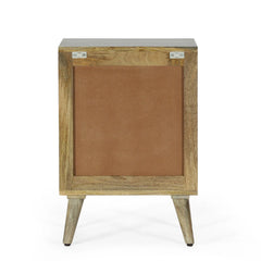 Indian Hand Carved Solid Wooden Bedside Table 53 Indian Hand Carved Solid Wooden Bedside Table 53