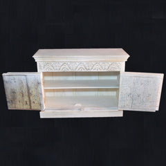 Antique Indian Old Door Sideboard Blue Antique Indian Old Door Sideboard Blue