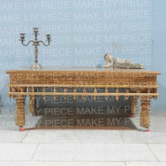 RITU Indian Hand Carved Solid Wood Carved Coffee Table RITU Indian Hand Carved Solid Wood Carved Coffee Table
