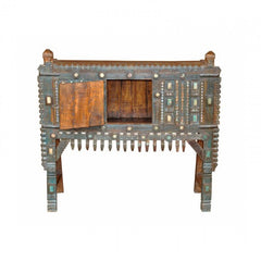 Handmade Indian Furniture Wooden Damchiya Sideboard 124x71x106xCm Handmade Indian Furniture Wooden Damchiya Sideboard 124x71x106xCm