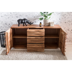 The Attic Artic Solid Wood Sideboard Natural The Attic Artic Solid Wood Sideboard Natural