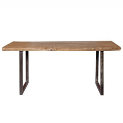 Live Edge Acacia Industrial Dining Table 10-12 seater Rectangle 220x100x76cm Live Edge Acacia Industrial Dining Table 10-12 seater Rectangle 220x100x76cm