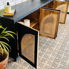 Handmade Indian Hand Carved Solid Hard Wood Sideboard Handmade Indian Hand Carved Solid Hard Wood Sideboard