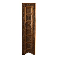 Indian Hand Carved Solid Wood Cabinet Bookshelf B11 Indian Hand Carved Solid Wood Cabinet Bookshelf B11