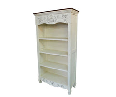 French Blanc Wooden Bookcase French Blanc Wooden Bookcase