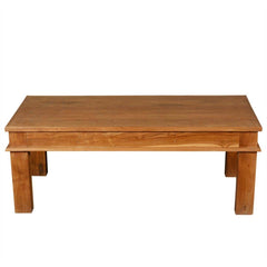 Boston Solid Teak Wood Danish Rustic Coffee Table Natural Boston Solid Teak Wood Danish Rustic Coffee Table Natural