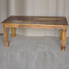 Corso Reclaimed & Mango Wood Rectangle Dining Table 6-8 Seater Honey 180cm Corso Reclaimed & Mango Wood Rectangle Dining Table 6-8 Seater Honey 180cm