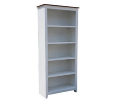 French Blanc Wooden Bookshelf French Blanc Wooden Bookshelf