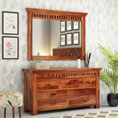 The Attic Balki Solid Wood Sideboard Honey The Attic Balki Solid Wood Sideboard Honey