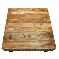 Hand Carved Solid Wood Coffee Table B5 Hand Carved Solid Wood Coffee Table B5
