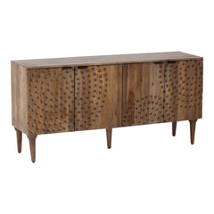 Indian Handmade Solid Wood Carved Sideboard Indian Handmade Solid Wood Carved Sideboard