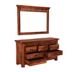 The Attic Balki Solid Wood Sideboard Honey The Attic Balki Solid Wood Sideboard Honey