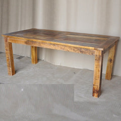 Corso Reclaimed & Mango Wood Rectangle Dining Table 6-8 Seater Honey 180cm Corso Reclaimed & Mango Wood Rectangle Dining Table 6-8 Seater Honey 180cm