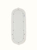 Glass Floral Inlay Arch Full-length Mirror 12 Glass Floral Inlay Arch Full-length Mirror 12