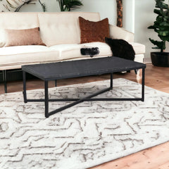 Kraft Bazaar Blaze Marble Coffee Table 100x60x35Cm Kraft Bazaar Blaze Marble Coffee Table 100x60x35Cm