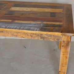 Corso Reclaimed & Mango Wood Rectangle Dining Table 6-8 Seater Honey 180cm Corso Reclaimed & Mango Wood Rectangle Dining Table 6-8 Seater Honey 180cm