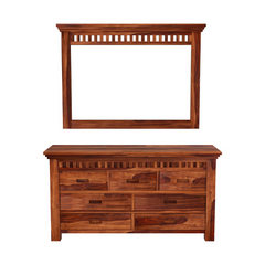The Attic Balki Solid Wood Sideboard Honey The Attic Balki Solid Wood Sideboard Honey