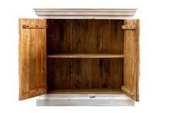 Antique Indian Floral Hand Carved Solid Wooden Vanity 97x40x93cm A0108  -   Antique Indian Floral Hand Carved Solid Wooden Vanity 97x40x93cm A0108  -