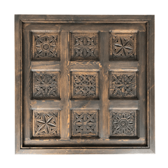 Indian Hand Carved Solid Wood Coffee Table C6 Indian Hand Carved Solid Wood Coffee Table C6