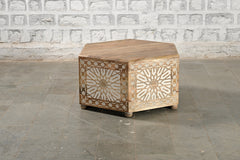 Indian Hand Carved Mango Wood Coffee Table Indian Hand Carved Mango Wood Coffee Table