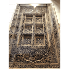 Antique Indian Hand Carved  Solid Wood Dining Table 15 Antique Indian Hand Carved  Solid Wood Dining Table 15