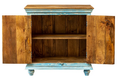 Antique Indian Floral Hand Carved Solid Wooden Cabinet 90x40x93cm A0109  -   Antique Indian Floral Hand Carved Solid Wooden Cabinet 90x40x93cm A0109  -