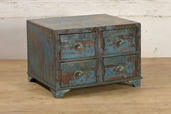 Indian Rustic Reclaimed Wood 4 Drawers Coffee Table Indian Rustic Reclaimed Wood 4 Drawers Coffee Table