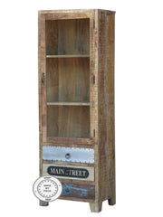 Industrial Solid Wood glass door display Cabinet Industrial Solid Wood glass door display Cabinet
