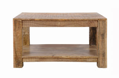 AVALON INDIAN WOODEN ZEN MANGO RUSTIC COFFEE TABLE 60X60X45 AVALON INDIAN WOODEN ZEN MANGO RUSTIC COFFEE TABLE 60X60X45