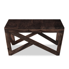 The Attic Baltimore Solid Sheesham Wood Centre Coffee Table Walnut The Attic Baltimore Solid Sheesham Wood Centre Coffee Table Walnut