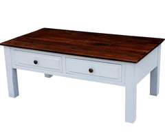 French Blanc Wooden Coffee Table French Blanc Wooden Coffee Table