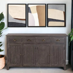Kraft Bazaar Madrid Sideboard (L) in Tobacco Brown Finish 150x40x90Cm Kraft Bazaar Madrid Sideboard (L) in Tobacco Brown Finish 150x40x90Cm