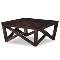 The Attic Baltimore Solid Sheesham Wood Centre Coffee Table Walnut The Attic Baltimore Solid Sheesham Wood Centre Coffee Table Walnut