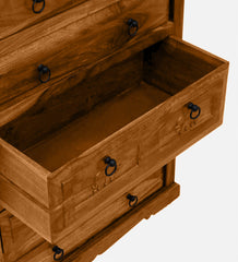 Shanti Surprise  Sheesham Wood Chest Of Drawers in Scratch Resistant Rustic Teak Finish Shanti Surprise  Sheesham Wood Chest Of Drawers in Scratch Resistant Rustic Teak Finish