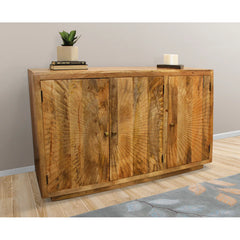 Indian Handmade Carved Solid Wood Sideboard A6 Indian Handmade Carved Solid Wood Sideboard A6