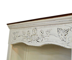 French Blanc Wooden Bookcase French Blanc Wooden Bookcase
