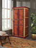 Avani Indian Hand Painted Solid Wood Cabinet Wardrobe D79