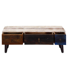 Avalon White Rustic Mango Wood 3 Drawer Accent TV Media Console Avalon White Rustic Mango Wood 3 Drawer Accent TV Media Console