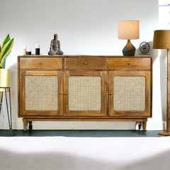 Kraft Bazaar Atalanta Sideboard (L) Light Brown 140x40x80Cm Kraft Bazaar Atalanta Sideboard (L) Light Brown 140x40x80Cm