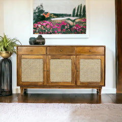 Kraft Bazaar Atalanta Sideboard (L) Light Brown 140x40x80Cm Kraft Bazaar Atalanta Sideboard (L) Light Brown 140x40x80Cm