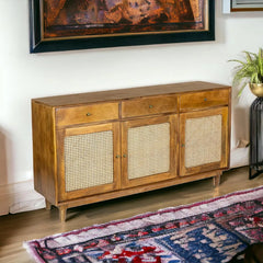 Kraft Bazaar Atalanta Sideboard (L) Light Brown 140x40x80Cm Kraft Bazaar Atalanta Sideboard (L) Light Brown 140x40x80Cm