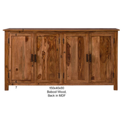 The Attic California Solid Wood Sideboard Honey The Attic California Solid Wood Sideboard Honey