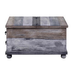 The Attic Barmer Mango Wood Coffee Table Grey The Attic Barmer Mango Wood Coffee Table Grey